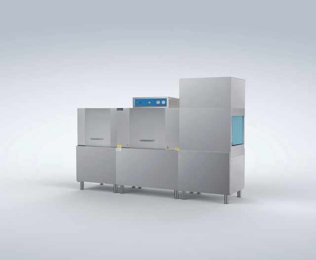 M&aacute;quina de lavar lou&ccedil;a com transportador compacto